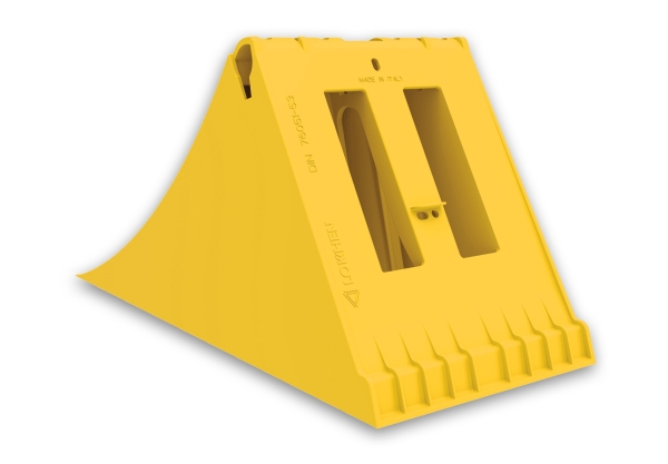 Wheel chock 6500kg E53 plastic  - Truck Bus Trailer 6,5t DIN 76051-E53