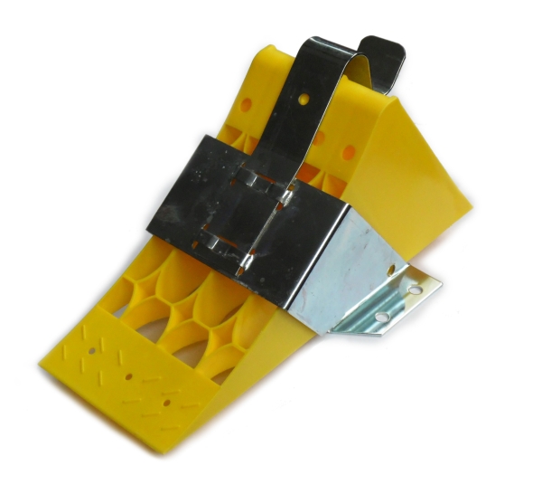 E36 Hemmschuh Unterlegkeil bis 3500kg 3,5to mit Gleitschutz + Halterung - Lokhen Crowny 36