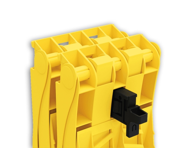 2x Hemmschuh Unterlegkeil  E46 klappbar mit Gleitschutz + Doppelhalterung  3500kg 3,5t ideal für Wohnmobil