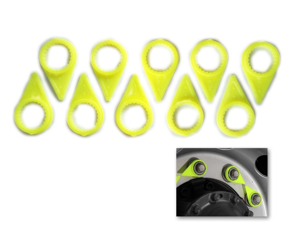 10x  truck wheel nut indicators for SW27 wheel nuts (27mm)