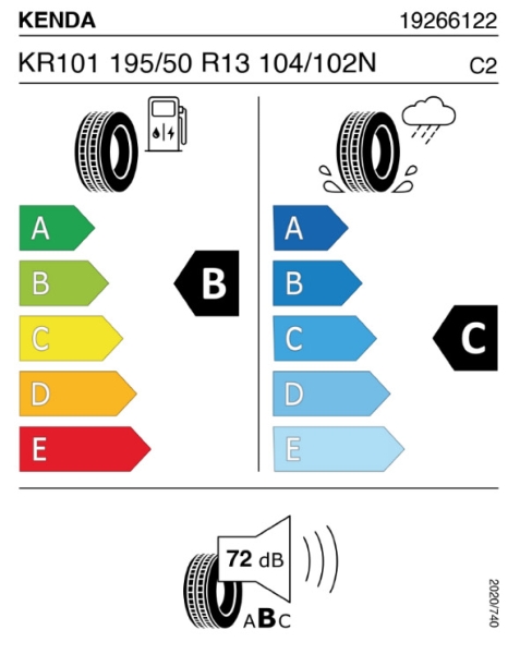 Trailer tyre  195/50 R13 C 104/102 N  Kenda KR101 Mastertrail