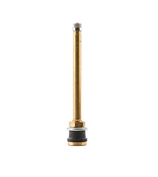 TR573 V3.21.7 Metal clamp-in valve for trucks / busses  valve hole Ø 15.7mm 114mm