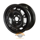 4x Orig. VW Steel wheel 6 x 14, 6J x 14, ET43 - SKODA FABIA, SEAT IBIZA, VW FOX
