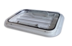 Horse trailer window 350 x 500 mm CLEAR