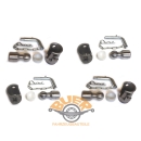 3-Way Tilting Bearings 43mm complete-set with welding ball & security bolt - three-way tipper