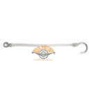 2x Partition hooks / safety tape - horse trailer etc.